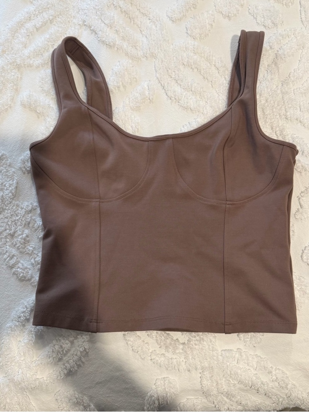 Abercrombie & Fitch Brown Crop Top Tank